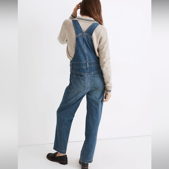 Straight-Leg Overalls in Dennett Wash - Picture 3 of 7